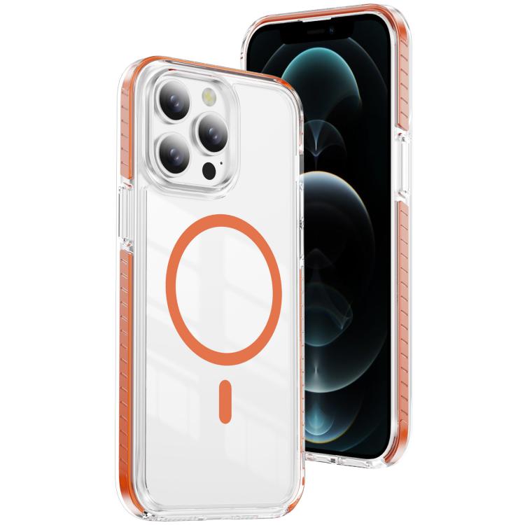 Crystal Shield Clear Magnetic Acrylic Hybrid TPU Phone Case, For iPhone 12 / 12 Pro, For iPhone 12 Pro Max