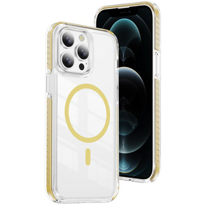 Crystal Shield Clear Magnetic Acrylic Hybrid TPU Phone Case, For iPhone 12 / 12 Pro, For iPhone 12 Pro Max