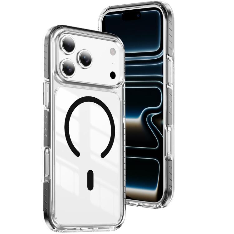 Crystal Shield Clear Magnetic Acrylic Hybrid TPU Phone Case, For iPhone 18 Pro, For iPhone 18 Pro Max, For iPhone 17 Pro Max