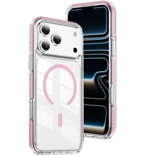 Crystal Shield Clear Magnetic Acrylic Hybrid TPU Phone Case, For iPhone 18 Pro, For iPhone 18 Pro Max, For iPhone 17 Pro Max