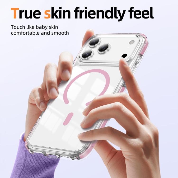 Crystal Shield Clear Magnetic Acrylic Hybrid TPU Phone Case, For iPhone 18 Pro, For iPhone 18 Pro Max, For iPhone 17 Pro Max