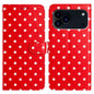 Small Dots Pattern Vegan Leather Phone Case, For iPhone 17e / 16e, For iPhone 17 Pro Max, For iPhone 17 Pro, For iPhone 17