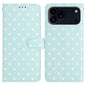 Small Dots Pattern Vegan Leather Phone Case, For iPhone 17e / 16e, For iPhone 17 Pro Max, For iPhone 17 Pro, For iPhone 17