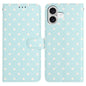 Small Dots Pattern Vegan Leather Phone Case, For iPhone 17e / 16e, For iPhone 17 Pro Max, For iPhone 17 Pro, For iPhone 17