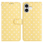 Small Dots Pattern Vegan Leather Phone Case, For iPhone 17e / 16e, For iPhone 17 Pro Max, For iPhone 17 Pro, For iPhone 17