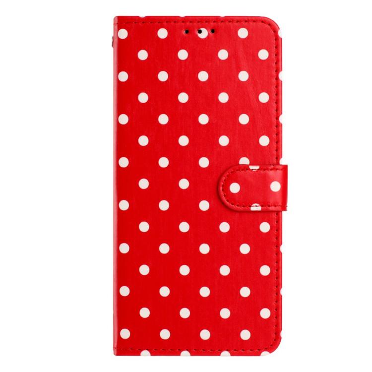 Small Dots Pattern Vegan Leather Phone Case, For iPhone Air, For iPhone 16 Pro Max, For iPhone 16 Pro, For iPhone 16 Plus