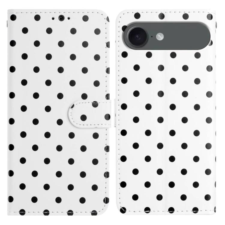 Small Dots Pattern Vegan Leather Phone Case, For iPhone Air, For iPhone 16 Pro Max, For iPhone 16 Pro, For iPhone 16 Plus