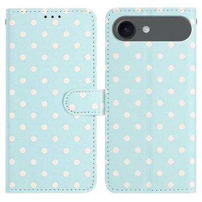 Small Dots Pattern Vegan Leather Phone Case, For iPhone Air, For iPhone 16 Pro Max, For iPhone 16 Pro, For iPhone 16 Plus