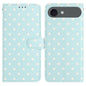 Small Dots Pattern Vegan Leather Phone Case, For iPhone Air, For iPhone 16 Pro Max, For iPhone 16 Pro, For iPhone 16 Plus
