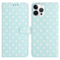 Small Dots Pattern Vegan Leather Phone Case, For iPhone Air, For iPhone 16 Pro Max, For iPhone 16 Pro, For iPhone 16 Plus