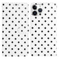 Small Dots Pattern Vegan Leather Phone Case, For iPhone Air, For iPhone 16 Pro Max, For iPhone 16 Pro, For iPhone 16 Plus