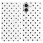 Small Dots Pattern Vegan Leather Phone Case, For iPhone Air, For iPhone 16 Pro Max, For iPhone 16 Pro, For iPhone 16 Plus