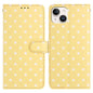 Small Dots Pattern Vegan Leather Phone Case, For iPhone 15, For iPhone 14 Plus, For iPhone 14, For iPhone 14 Pro