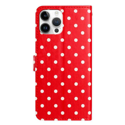 Small Dots Pattern Vegan Leather Phone Case, For iPhone 14 Pro Max, For iPhone SE 2022 / SE 2020 / 7 / 8, For iPhone 13 Pro Max, For iPhone 13 Pro