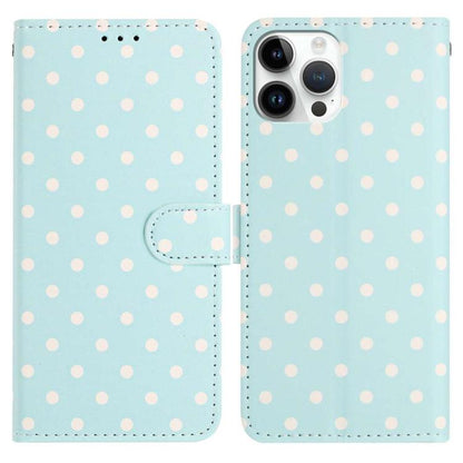 Small Dots Pattern Vegan Leather Phone Case, For iPhone 14 Pro Max, For iPhone SE 2022 / SE 2020 / 7 / 8, For iPhone 13 Pro Max, For iPhone 13 Pro