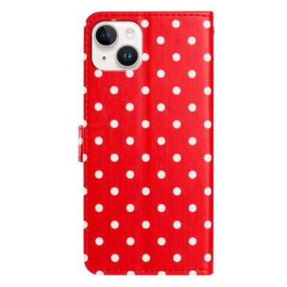 Small Dots Pattern Vegan Leather Phone Case, For iPhone 13, For iPhone 13 mini, For iPhone 12 Pro Max, For iPhone 12 / 12 Pro