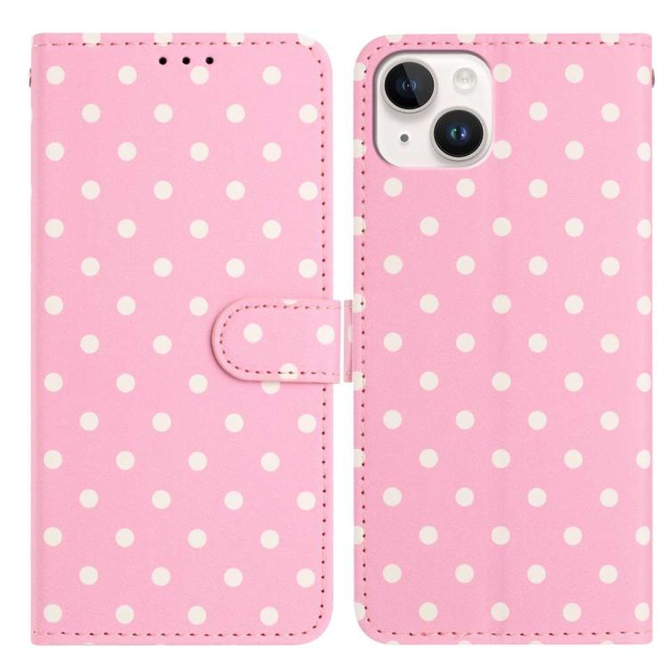 Small Dots Pattern Vegan Leather Phone Case, For iPhone 13, For iPhone 13 mini, For iPhone 12 Pro Max, For iPhone 12 / 12 Pro