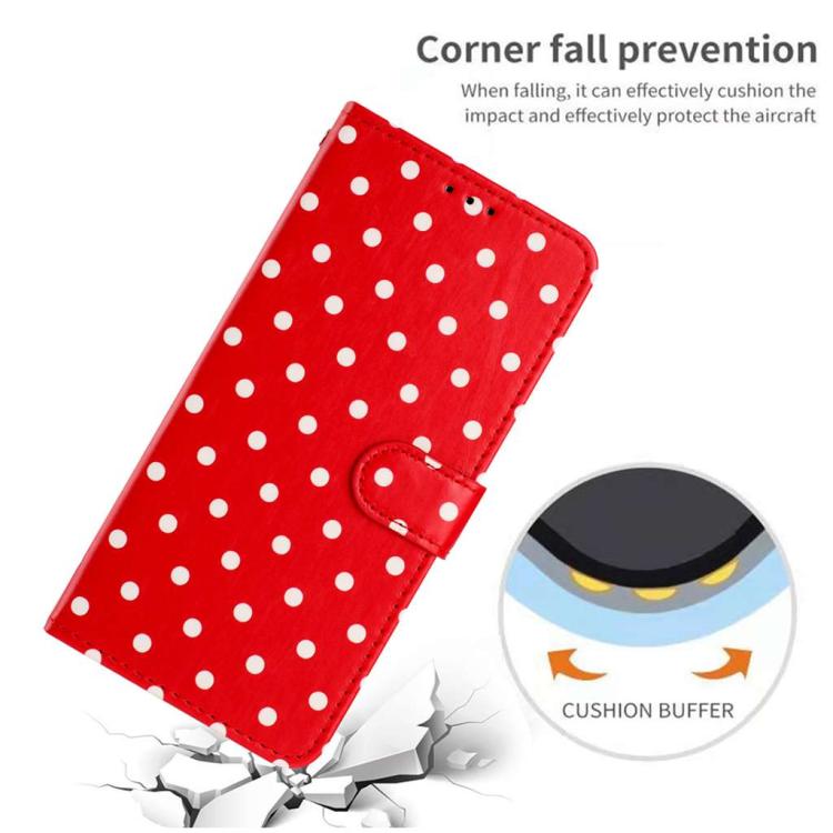Small Dots Pattern Vegan Leather Phone Case, For iPhone 11 Pro Max, For iPhone 11, For iPhone 11 Pro, For iPhone X / XS