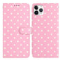 Small Dots Pattern Vegan Leather Phone Case, For iPhone 11 Pro Max, For iPhone 11, For iPhone 11 Pro, For iPhone X / XS