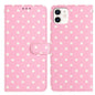 Small Dots Pattern Vegan Leather Phone Case, For iPhone 11 Pro Max, For iPhone 11, For iPhone 11 Pro, For iPhone X / XS