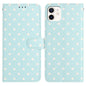 Small Dots Pattern Vegan Leather Phone Case, For iPhone 11 Pro Max, For iPhone 11, For iPhone 11 Pro, For iPhone X / XS