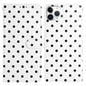 Small Dots Pattern Vegan Leather Phone Case, For iPhone 11 Pro Max, For iPhone 11, For iPhone 11 Pro, For iPhone X / XS
