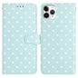 Small Dots Pattern Vegan Leather Phone Case, For iPhone 11 Pro Max, For iPhone 11, For iPhone 11 Pro, For iPhone X / XS
