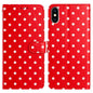 Small Dots Pattern Vegan Leather Phone Case, For iPhone 11 Pro Max, For iPhone 11, For iPhone 11 Pro, For iPhone X / XS