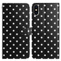 Small Dots Pattern Vegan Leather Phone Case, For iPhone 11 Pro Max, For iPhone 11, For iPhone 11 Pro, For iPhone X / XS