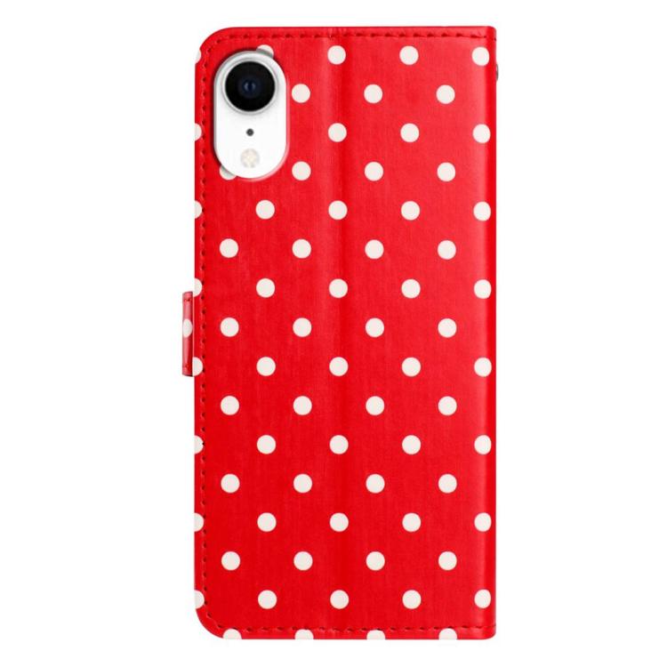 Small Dots Pattern Vegan Leather Phone Case, For iPhone XR, For iPhone XS Max, For iPhone 8 Plus / 7 Plus
