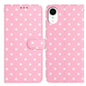 Small Dots Pattern Vegan Leather Phone Case, For iPhone XR, For iPhone XS Max, For iPhone 8 Plus / 7 Plus