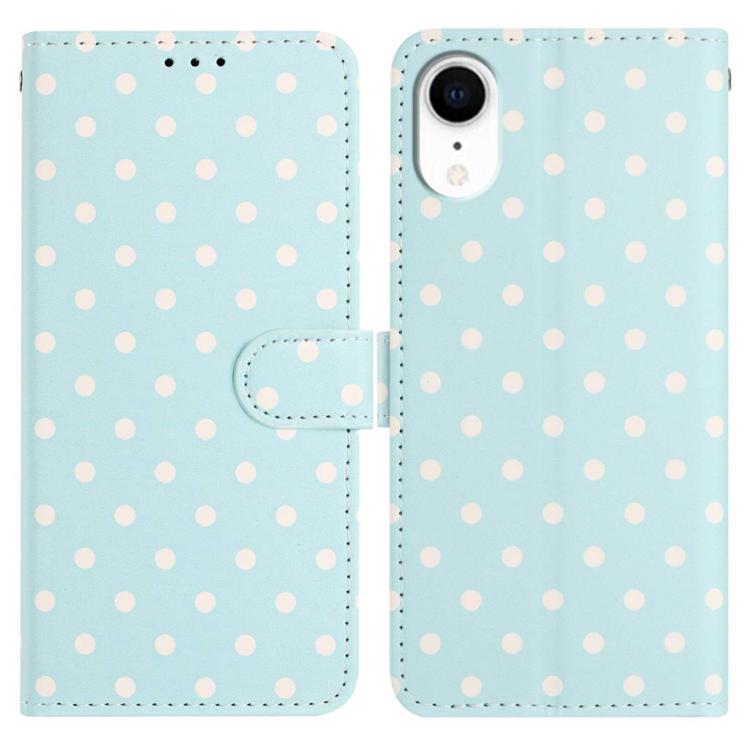 Small Dots Pattern Vegan Leather Phone Case, For iPhone XR, For iPhone XS Max, For iPhone 8 Plus / 7 Plus