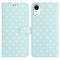 Small Dots Pattern Vegan Leather Phone Case, For iPhone XR, For iPhone XS Max, For iPhone 8 Plus / 7 Plus