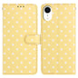 Small Dots Pattern Vegan Leather Phone Case, For iPhone XR, For iPhone XS Max, For iPhone 8 Plus / 7 Plus