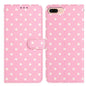 Small Dots Pattern Vegan Leather Phone Case, For iPhone XR, For iPhone XS Max, For iPhone 8 Plus / 7 Plus