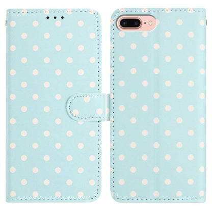 Small Dots Pattern Vegan Leather Phone Case, For iPhone XR, For iPhone XS Max, For iPhone 8 Plus / 7 Plus
