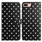 Small Dots Pattern Vegan Leather Phone Case, For iPhone XR, For iPhone XS Max, For iPhone 8 Plus / 7 Plus