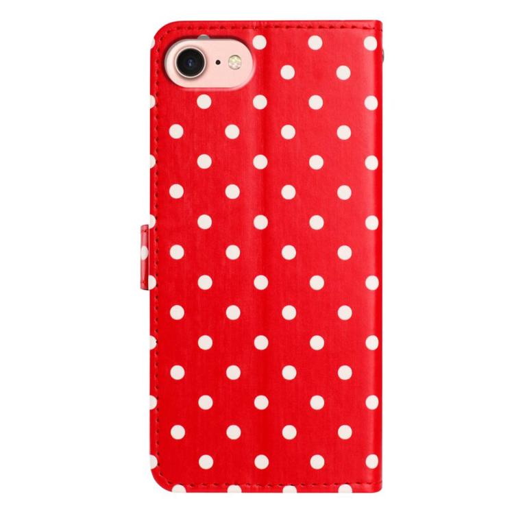 Small Dots Pattern Vegan Leather Phone Case, For iPhone 17e / 16e, For iPhone 17 Pro Max, For iPhone 17 Pro, For iPhone 17