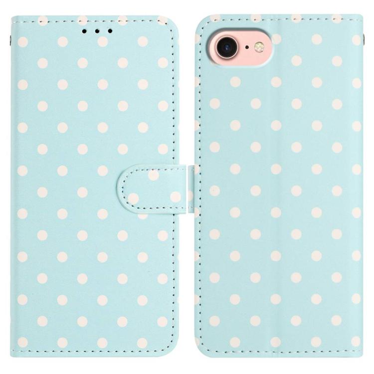 Small Dots Pattern Vegan Leather Phone Case, For iPhone 17e / 16e, For iPhone 17 Pro Max, For iPhone 17 Pro, For iPhone 17