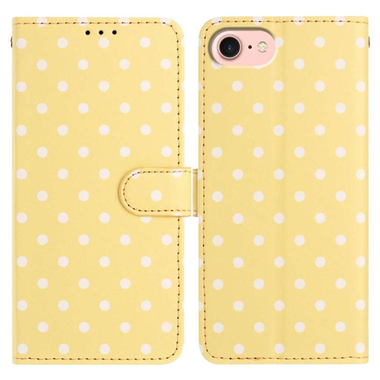 Small Dots Pattern Vegan Leather Phone Case, For iPhone 17e / 16e, For iPhone 17 Pro Max, For iPhone 17 Pro, For iPhone 17