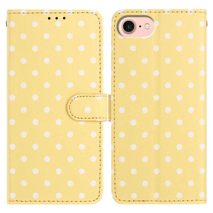 Small Dots Pattern Vegan Leather Phone Case, For iPhone 17e / 16e, For iPhone 17 Pro Max, For iPhone 17 Pro, For iPhone 17