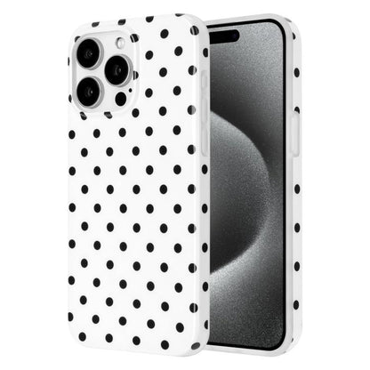 IMD Colorful Dots Pattern TPU Full Coverage Phone Case, For iPhone 16 Pro Max, For iPhone 16 Pro, For iPhone 16 Plus