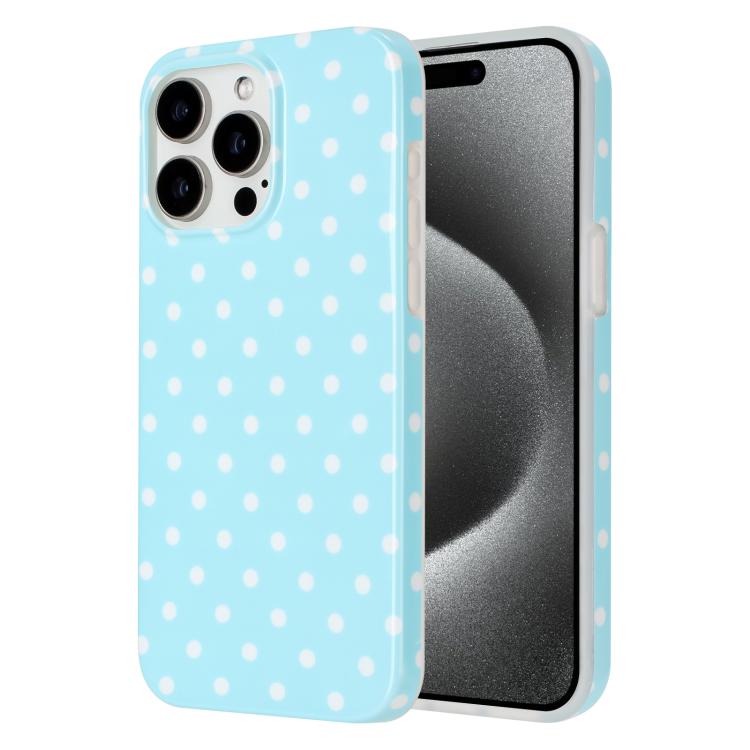 IMD Colorful Dots Pattern TPU Full Coverage Phone Case, For iPhone 16 Pro Max, For iPhone 16 Pro, For iPhone 16 Plus