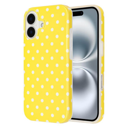 IMD Colorful Dots Pattern TPU Full Coverage Phone Case, For iPhone 16 Pro Max, For iPhone 16 Pro, For iPhone 16 Plus