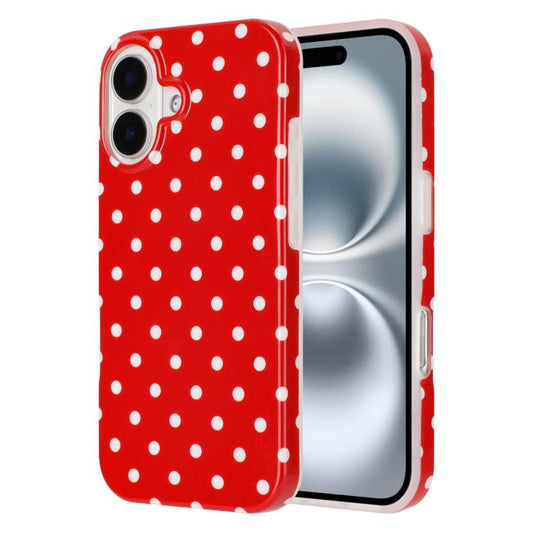 IMD Colorful Dots Pattern TPU Full Coverage Phone Case, For iPhone 16, For iPhone 15 Pro Max, For iPhone 15 Pro