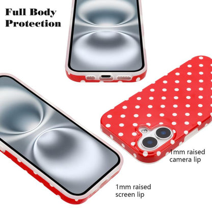 IMD Colorful Dots Pattern TPU Full Coverage Phone Case, For iPhone 16, For iPhone 15 Pro Max, For iPhone 15 Pro