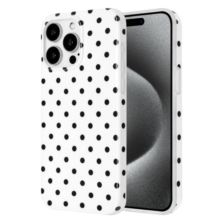 IMD Colorful Dots Pattern TPU Full Coverage Phone Case, For iPhone 16, For iPhone 15 Pro Max, For iPhone 15 Pro