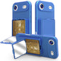 Skin Feel TPU Hidden Mirror Card Bag Phone Case with Stand, For iPhone 17 Pro Max, For iPhone 17 Pro, For iPhone 17, For iPhone Air