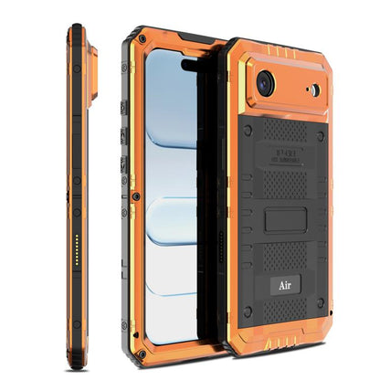 Four-proof Metal Hybrid Silicone Phone Case, For iPhone 17 Pro Max, For iPhone 17 Pro, For iPhone 17, For iPhone Air