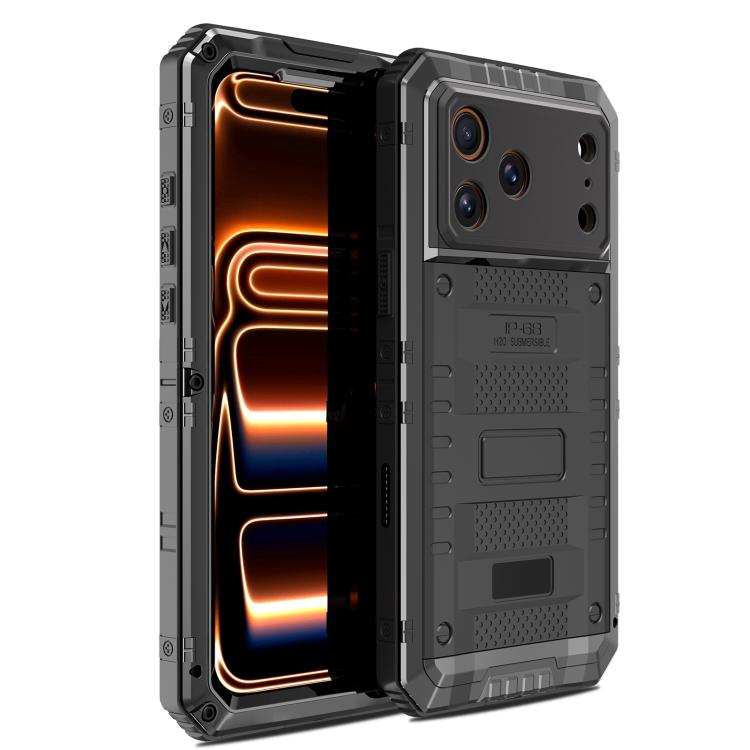 Four-proof Metal Hybrid Silicone Phone Case, For iPhone 17 Pro Max, For iPhone 17 Pro, For iPhone 17, For iPhone Air